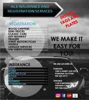 Ale insurance & Vehicle Registration