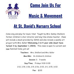 St David's Nursery School Inc