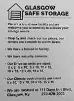 Glasgow Safe Storage