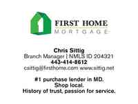 Chris Sittig - First Home Mortgage