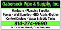 Gaberseck Pipe Supply & Hardware