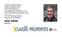 Paul Orzel - Classic Properties - Realtor