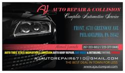 A&J Auto Repair and Collision LLC.