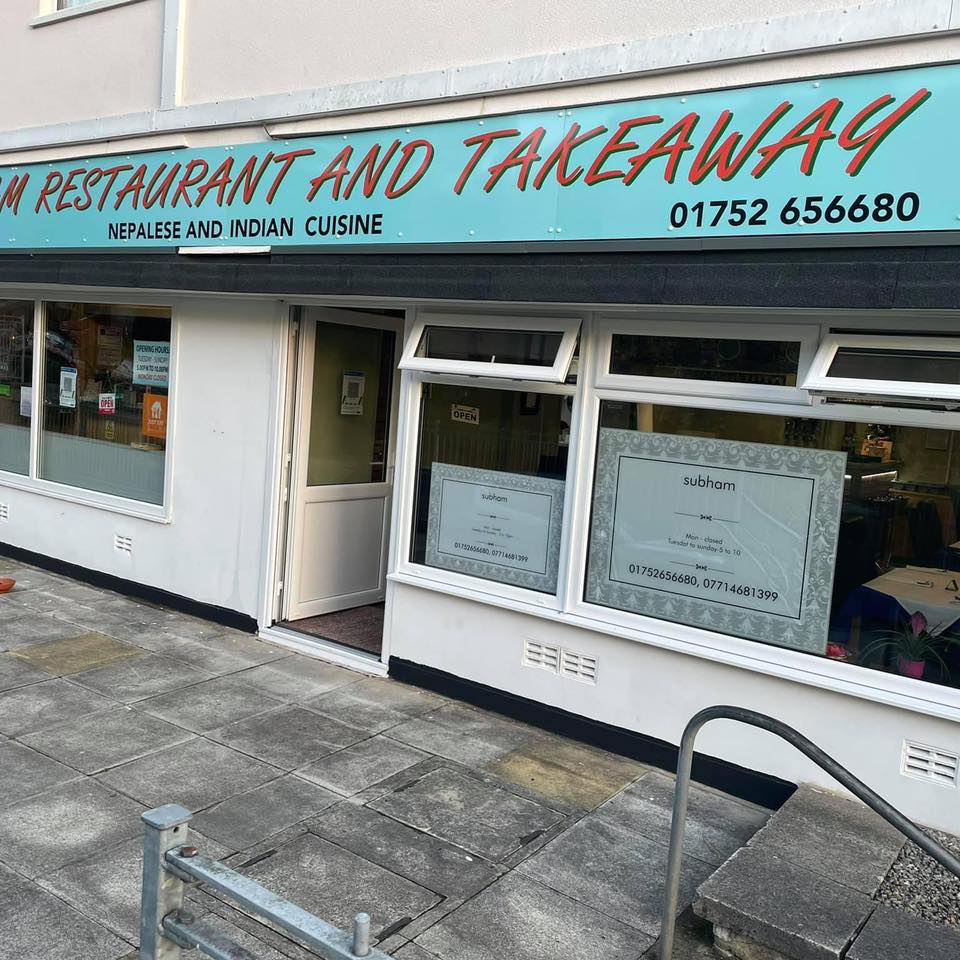 Subham restaurant and takeaway Nepalese and Indian - Plymouth