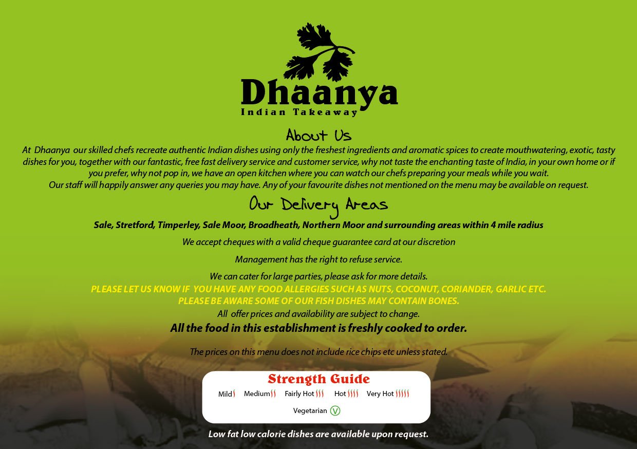 Dhaanya Indian Takeaway