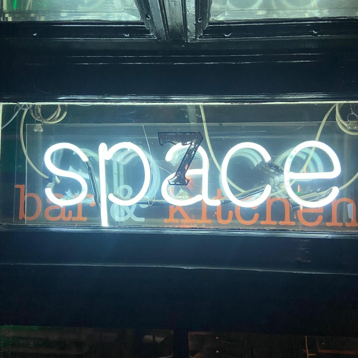 space bar & kitchen