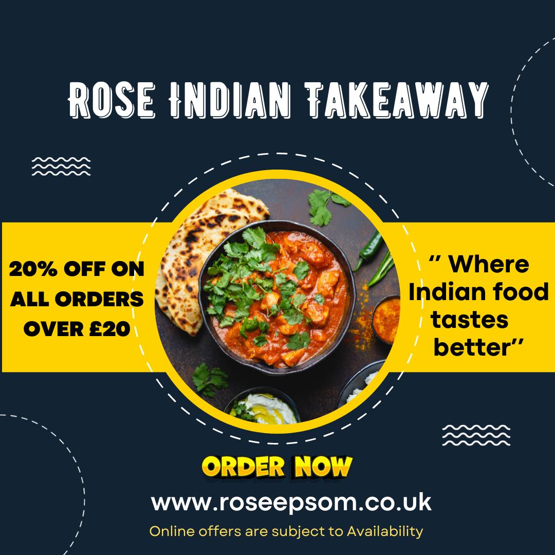 Rose Indian Takeaway, Epsom