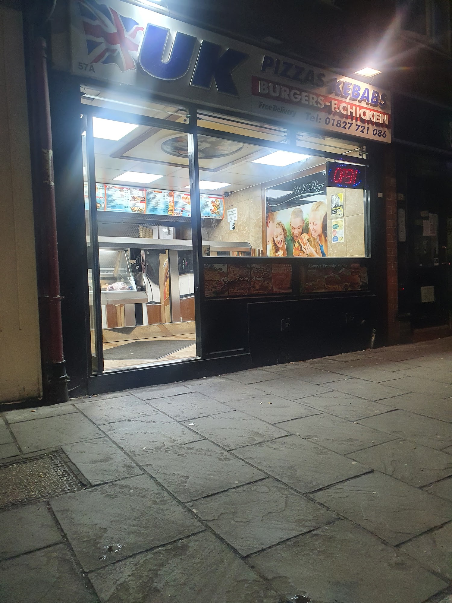 Uk pizza and kebabs