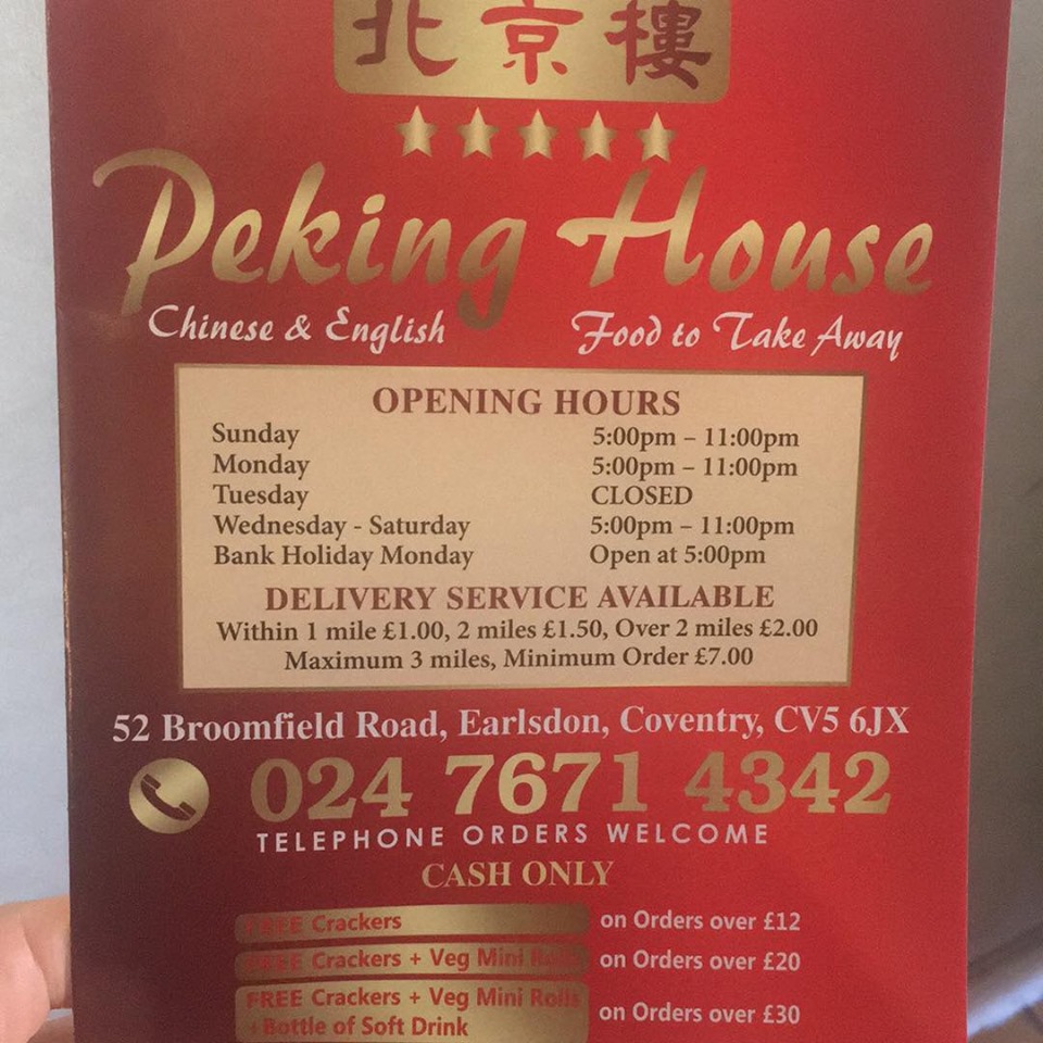 Peking House Chinese Takeaway