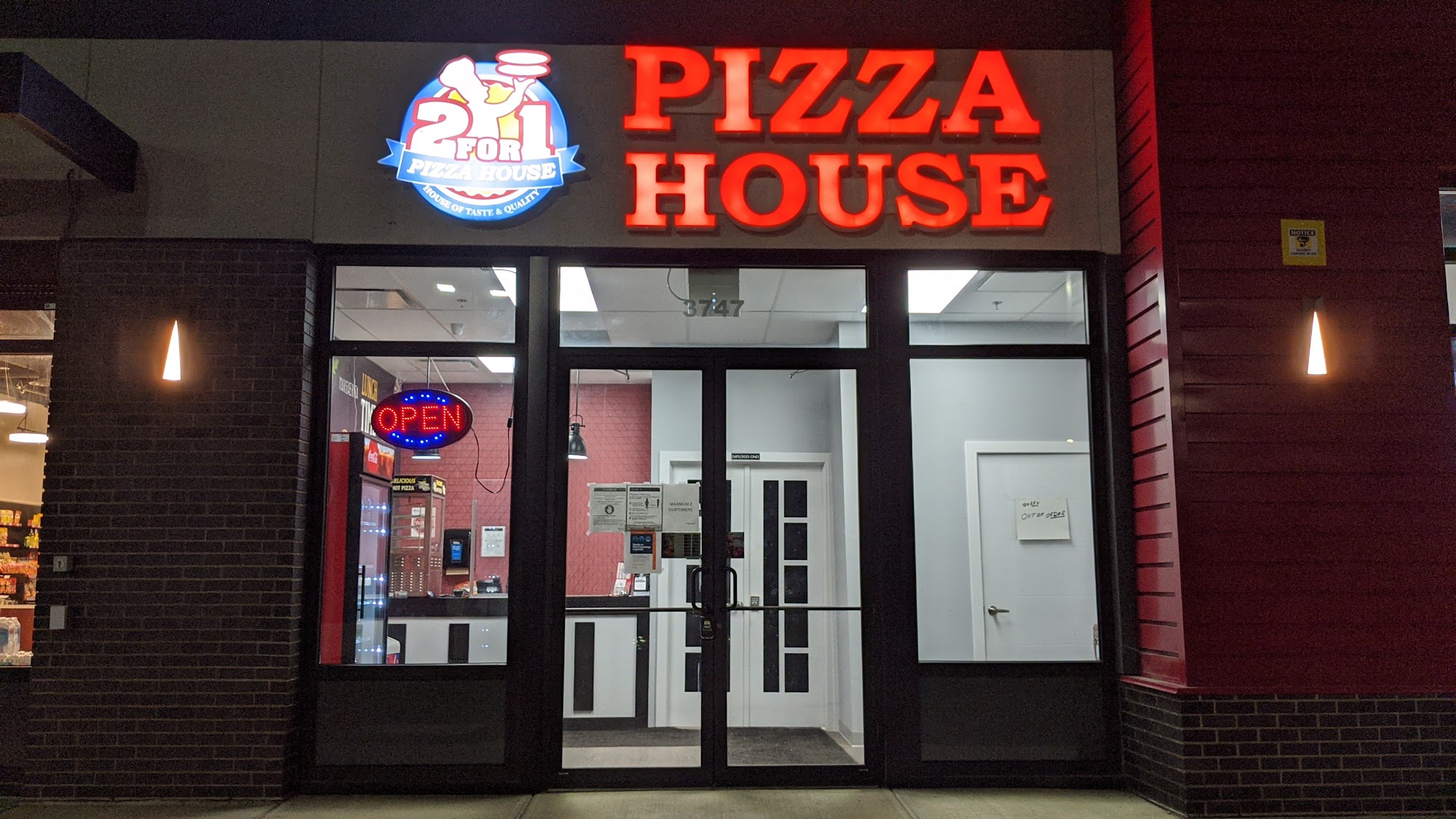 2 For 1 Pizza House