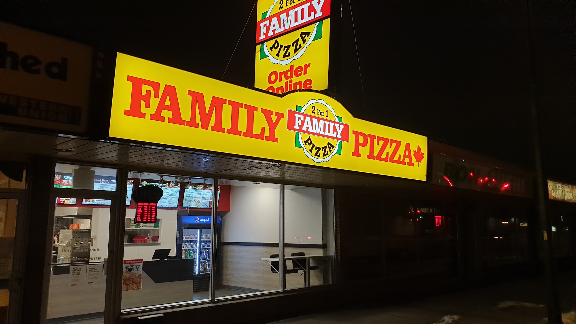 2 For 1 FAMILY PIZZA LETHBRIDGE