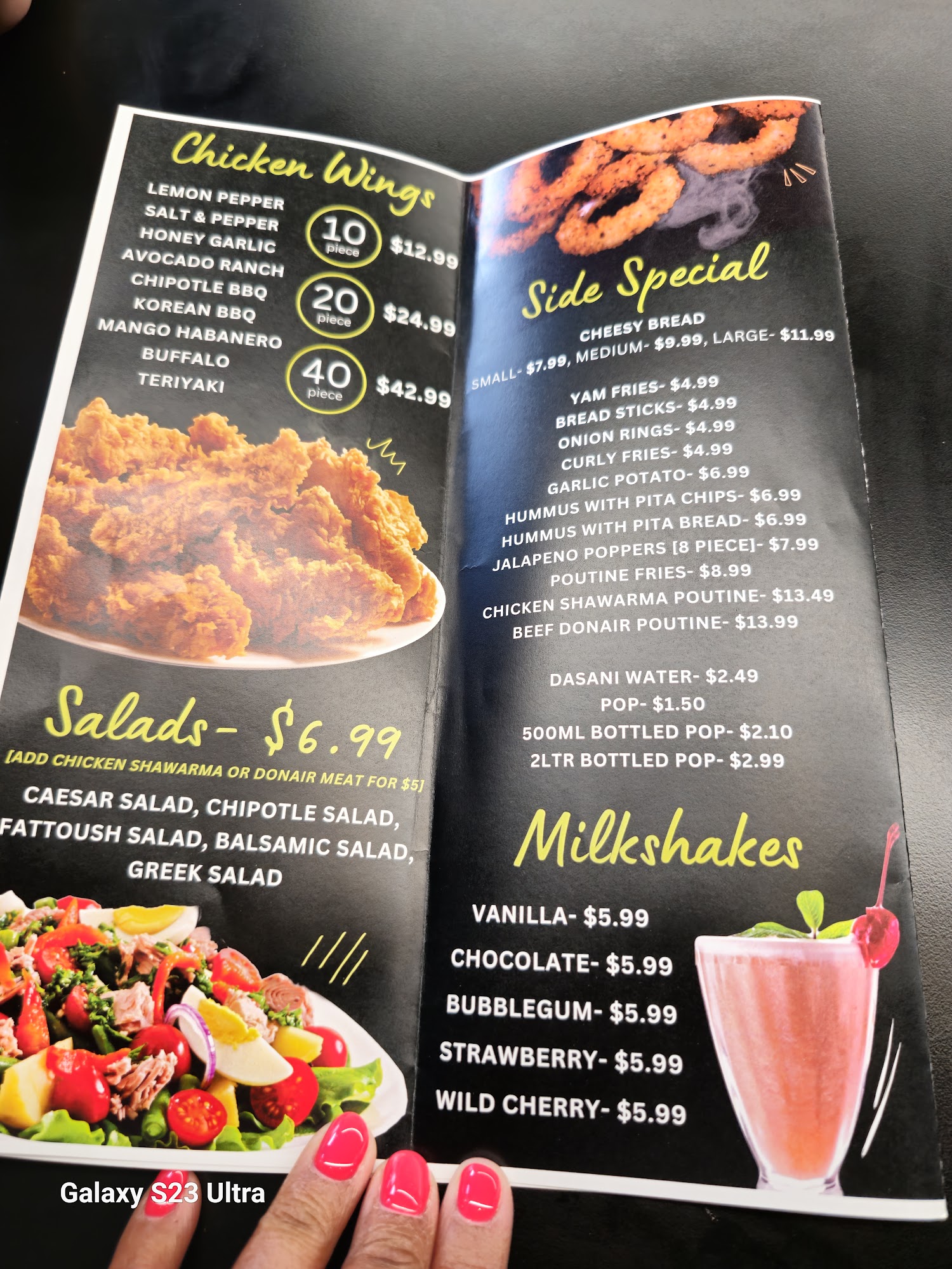 Buster's Pizza & Donair Menu