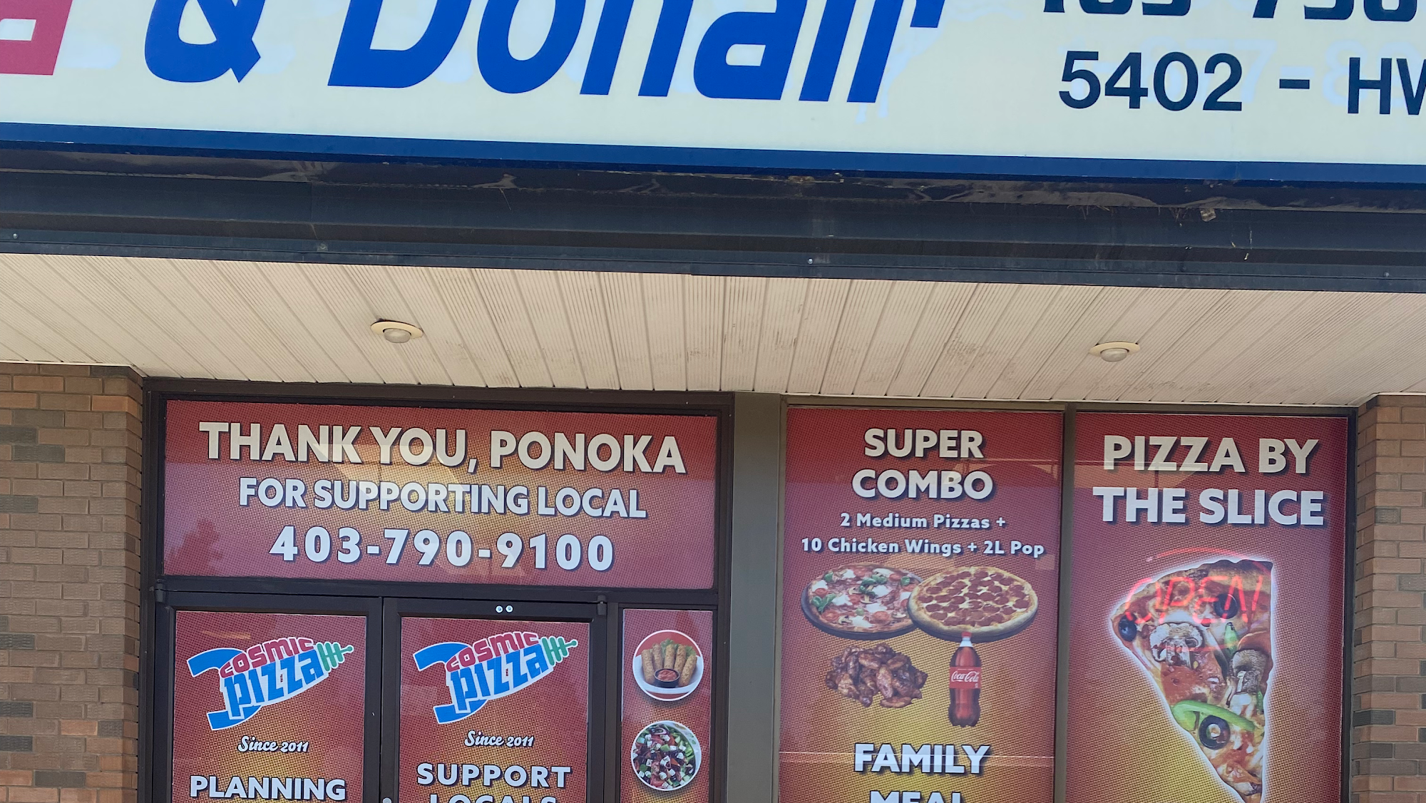Cosmic Pizza & Donair Ponoka
