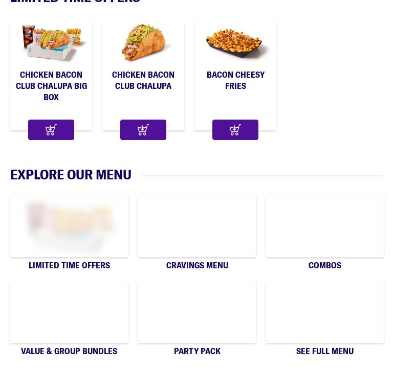 Taco Bell Menu