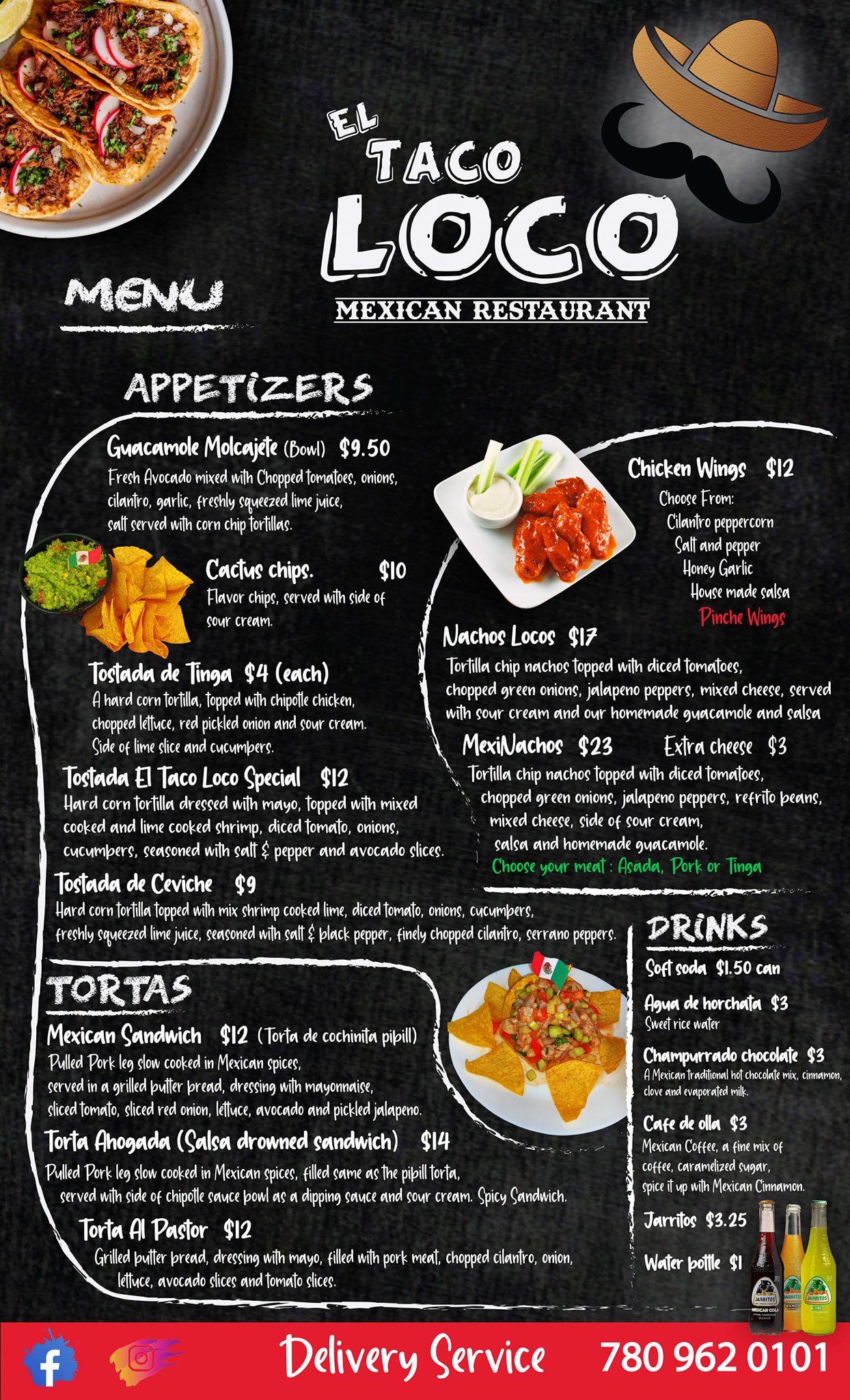 El Taco Loco Menu