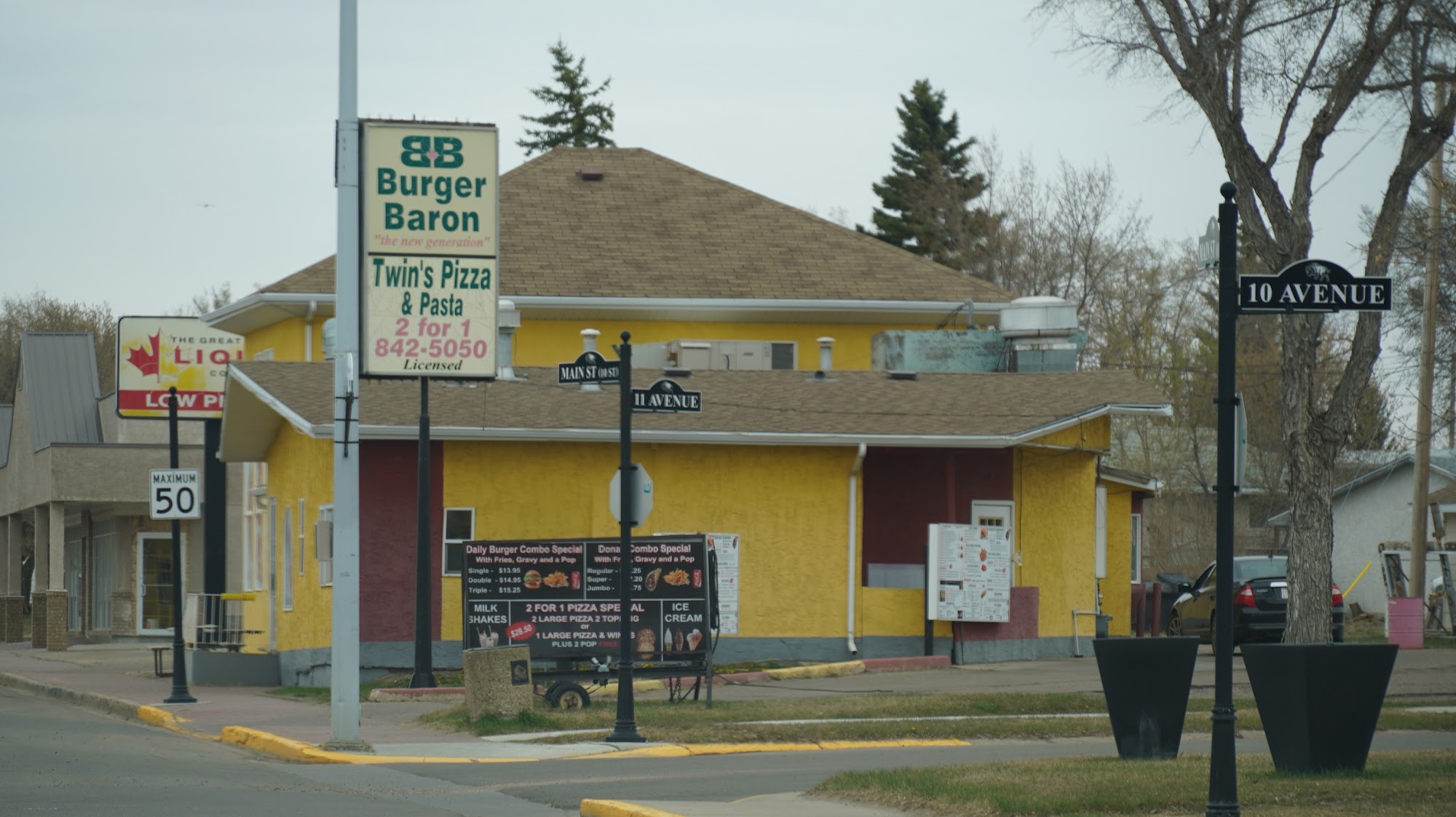 Burger Baron & Twin's Pizza