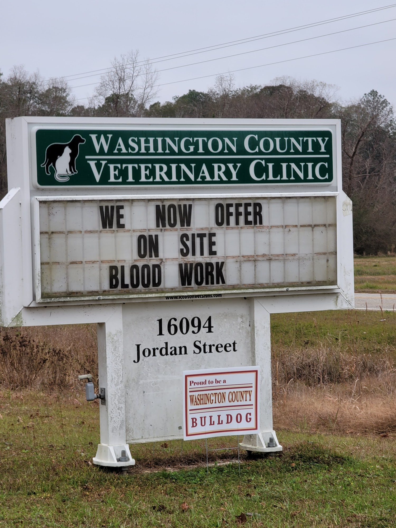 Washington County Veterinary 16094 Jordan St , Chatom Alabama 36518