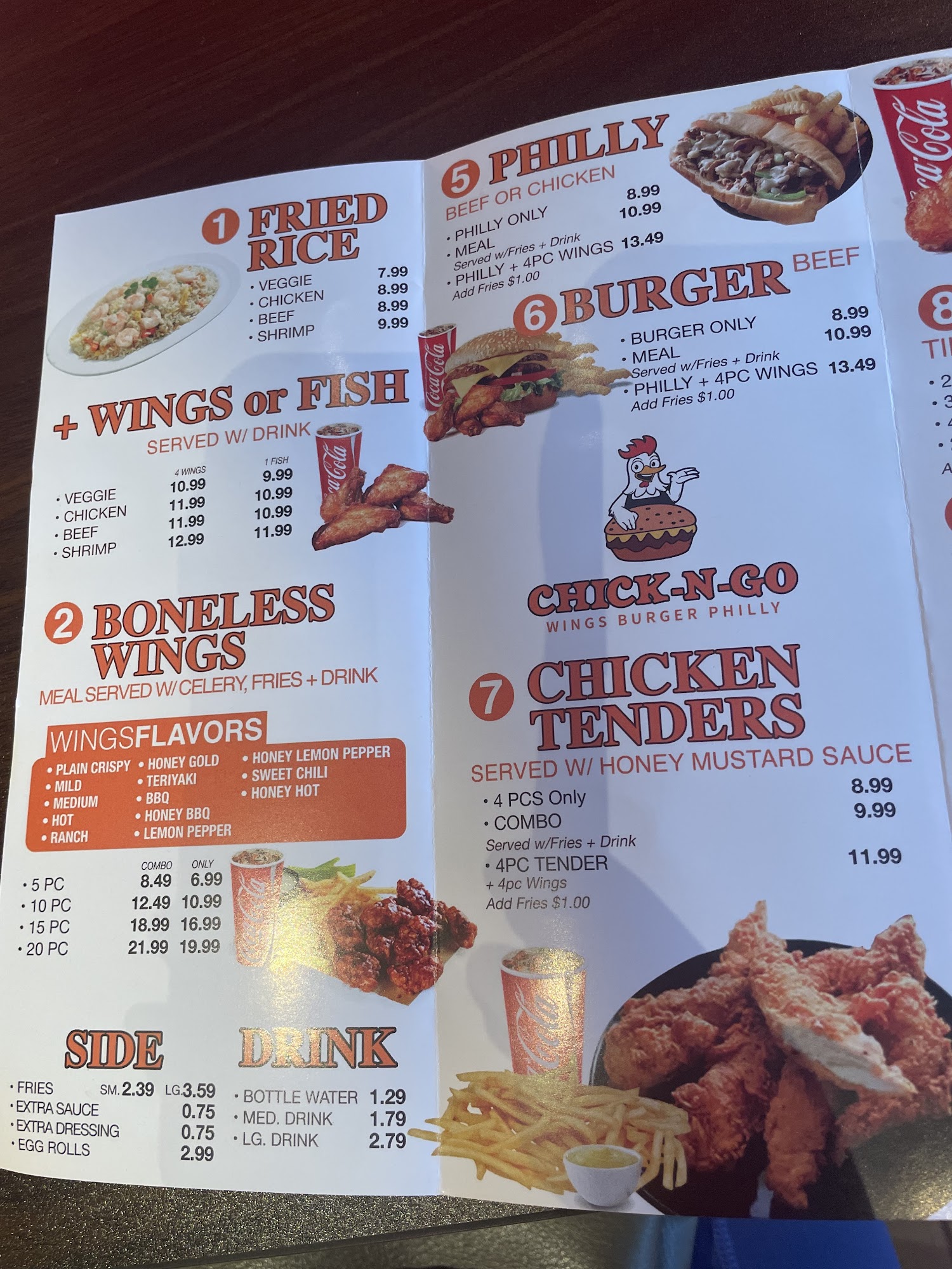 Chick-N-Go Menu