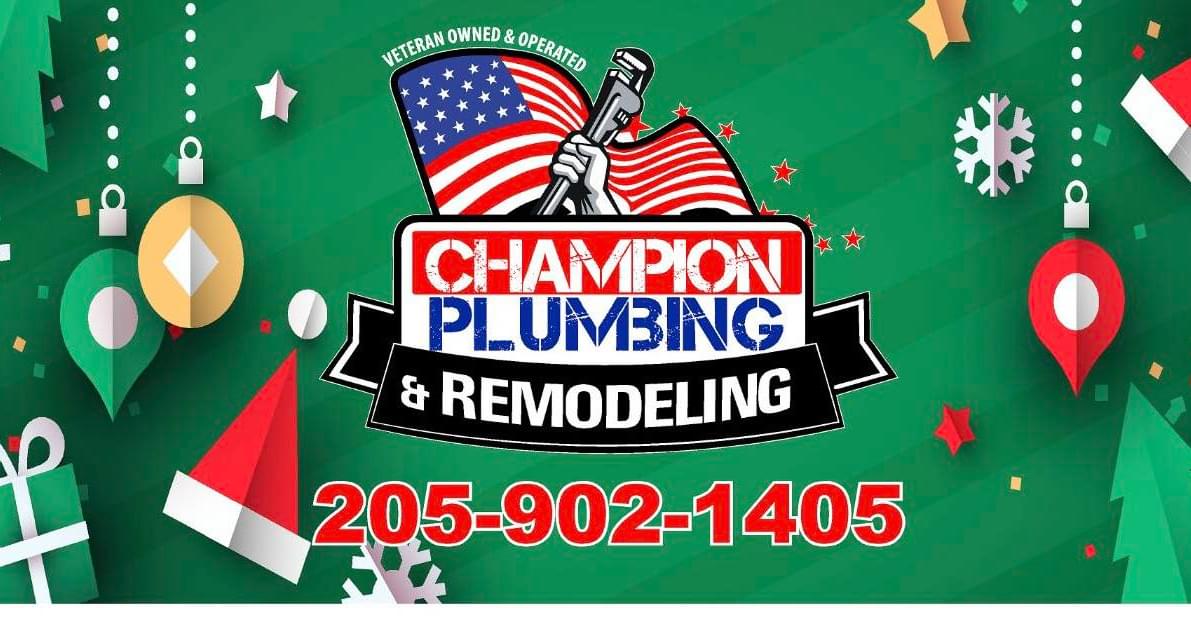 Champion Plumbing And Remodeling 9205 Rookwood Pl, Warrior Alabama 35180