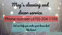 Meg's Cleaning and Decor services