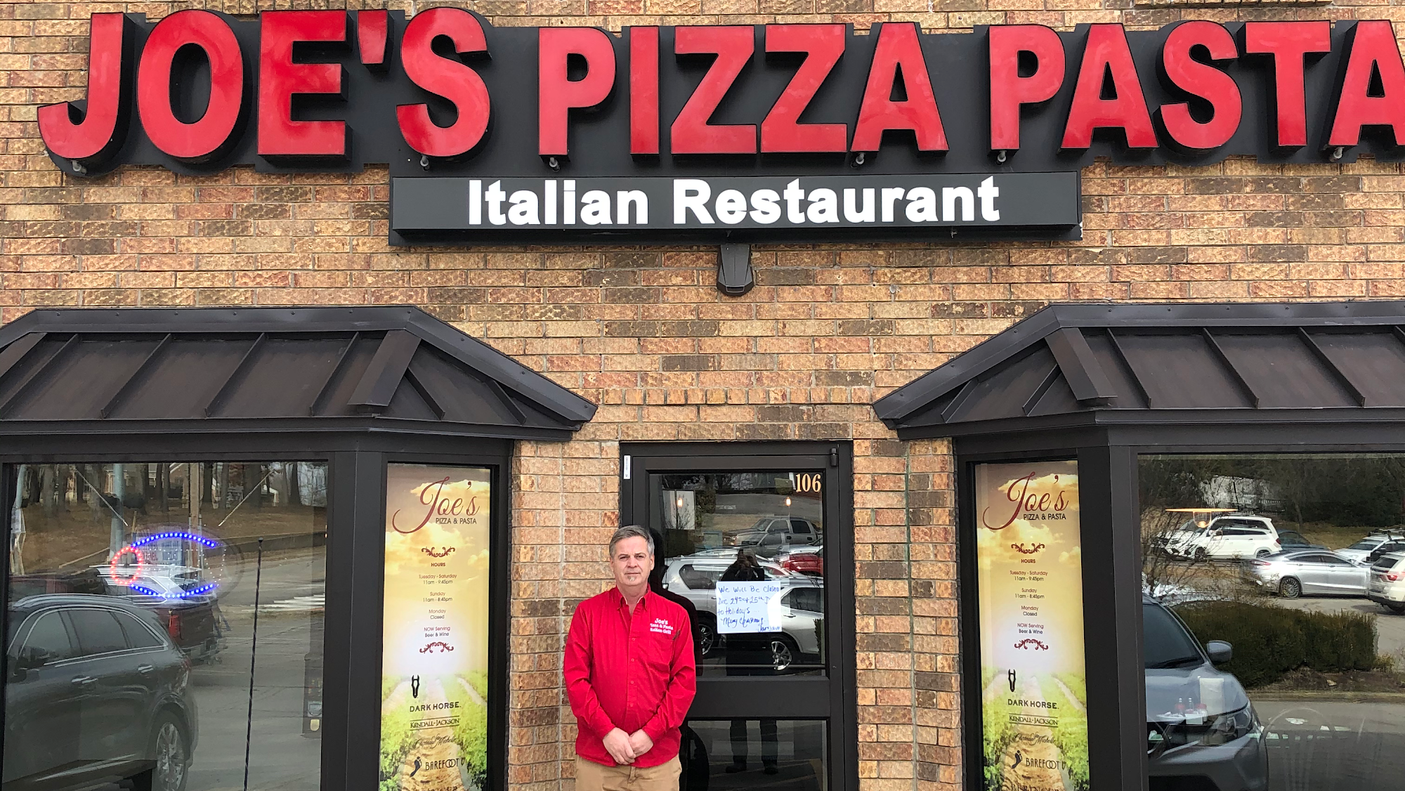 Joe's Pizza & Pasta Italian Grill.