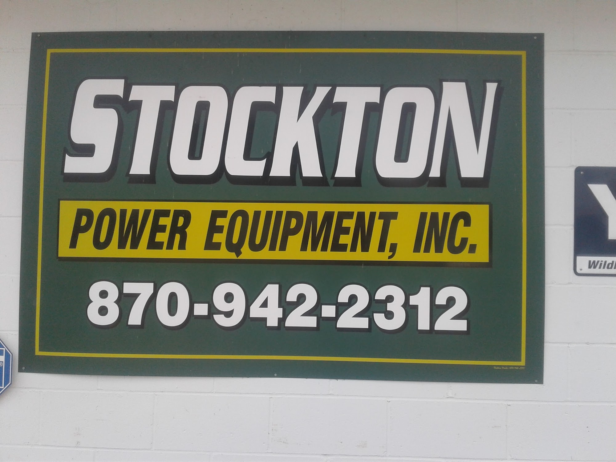 Stockton Power Equipment, Inc. 1001 North Rock St, Sheridan Arkansas 72150