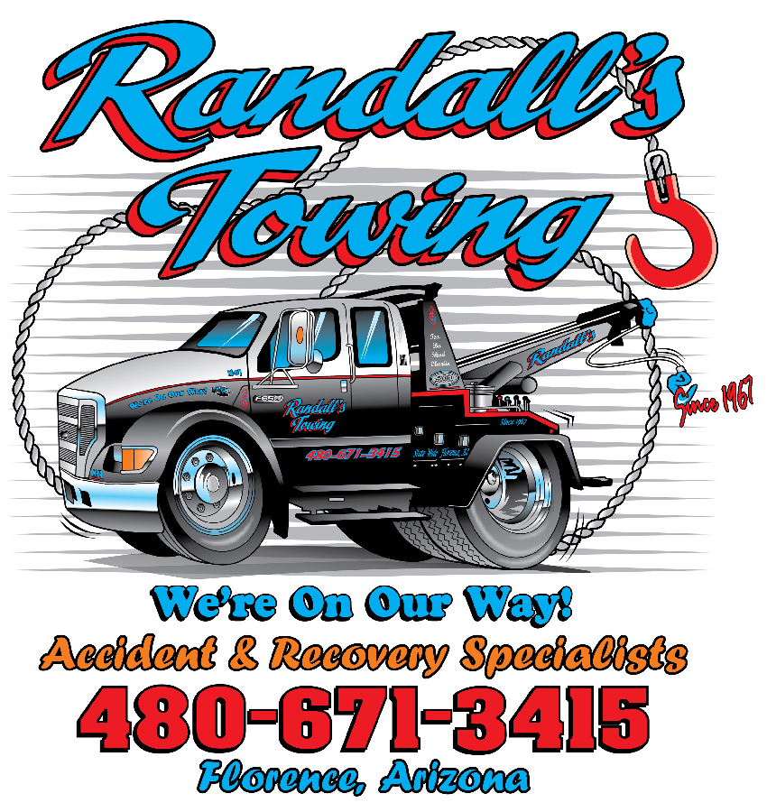 Randall's Towing 10528 N Bluegrass St, Florence Arizona 85132