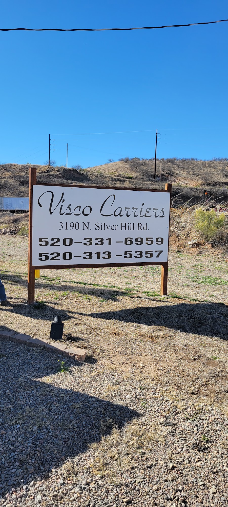 Visco Carriers LLC 3190 N Silver Hill Dr, Nogales Arizona 85621