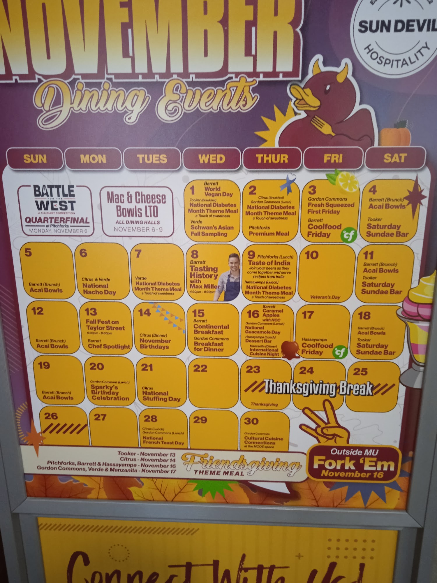 Hassayampa Dining Hall Menu