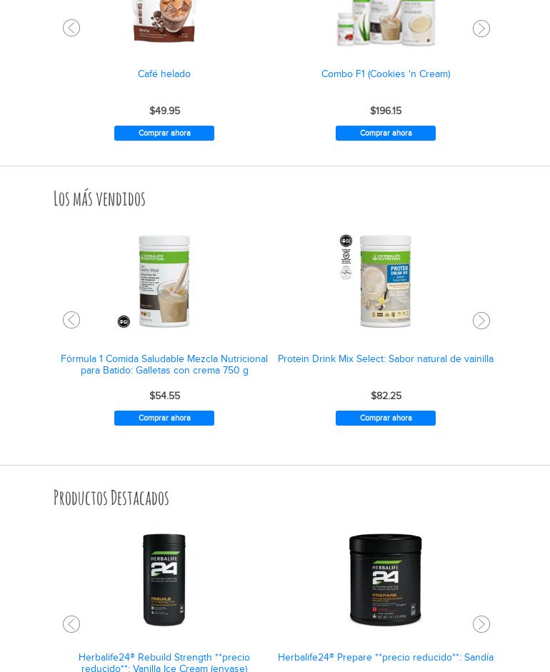 Herbalife Feliz y Saludable Protein Bar Menu