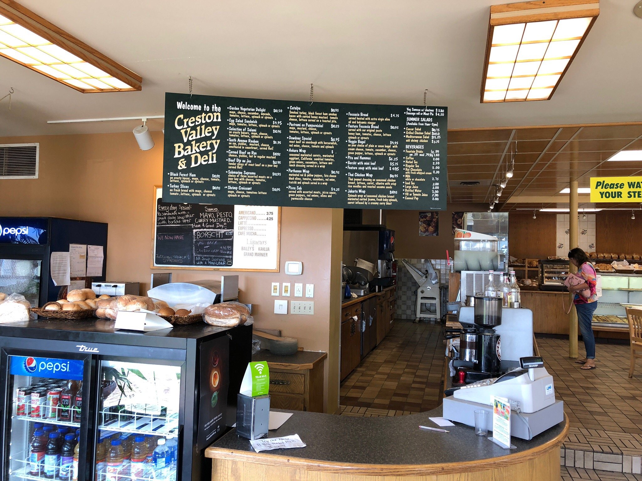 Creston Valley Coffee Menu