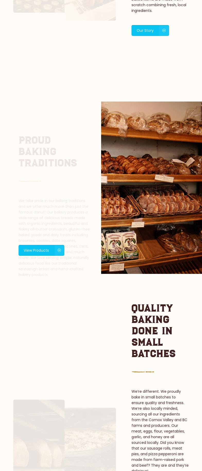 Cumberland Village Bakery Menu