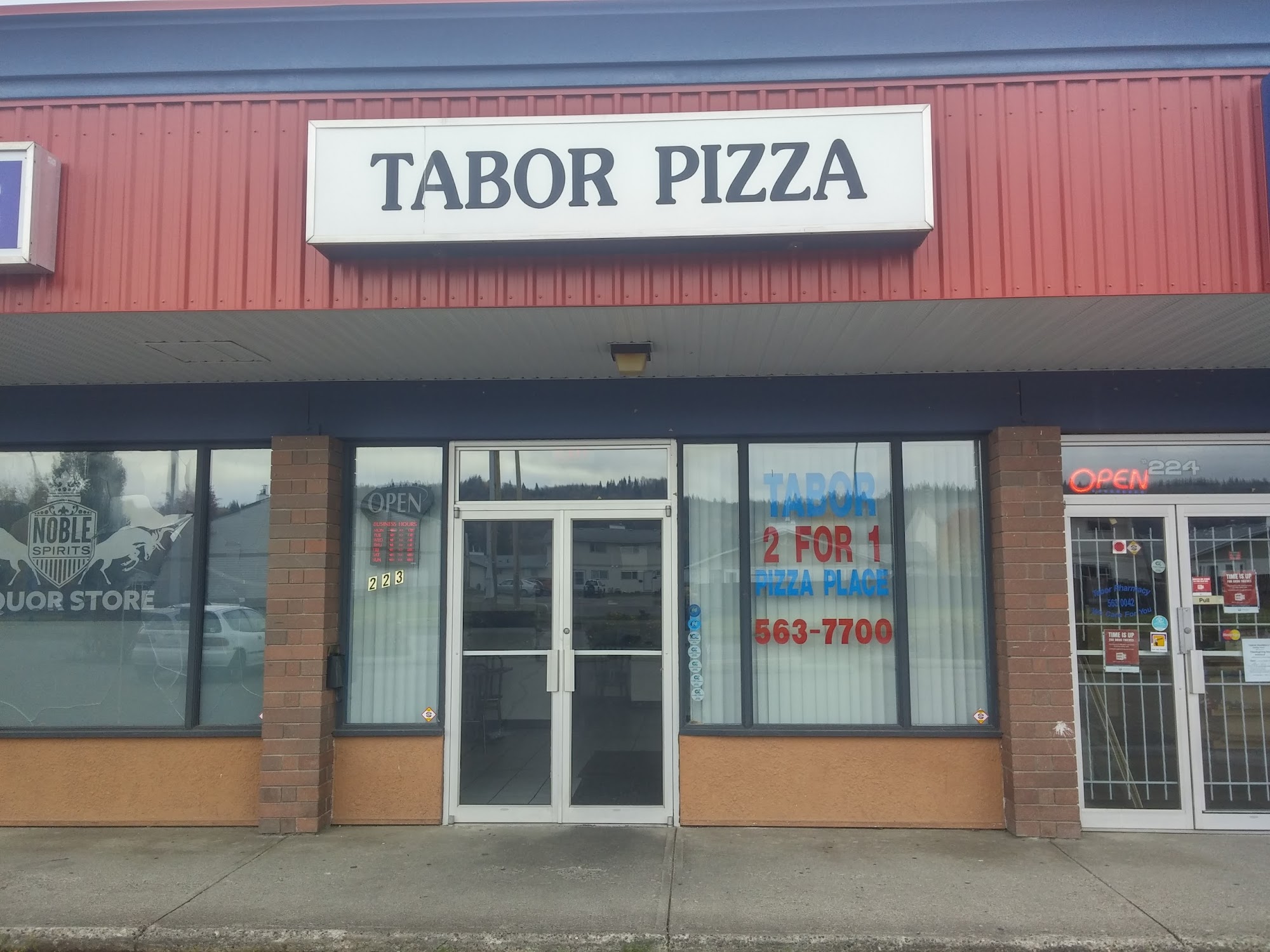 Tabor 2 For 1 Pizza