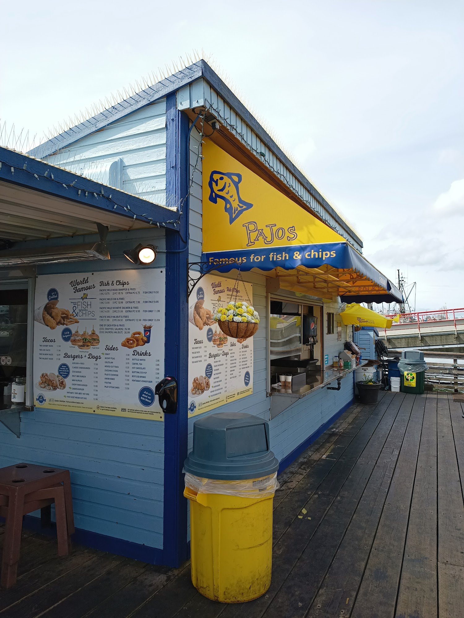 Pajo's Fish & Chips at Steveston Wharf