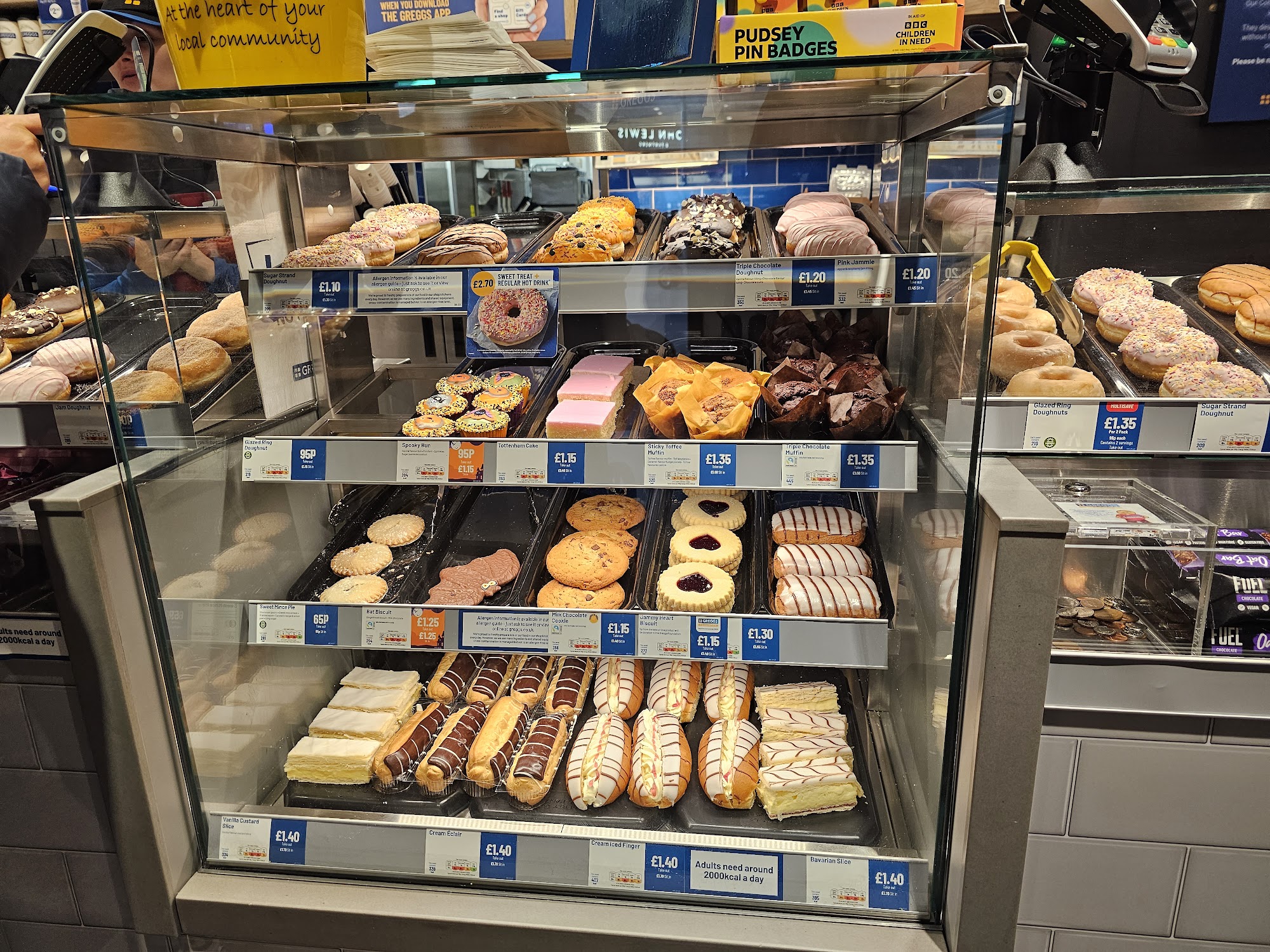 Greggs Menu