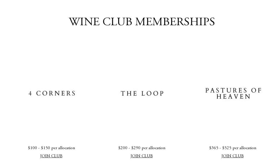 Corral Wine Co Menu