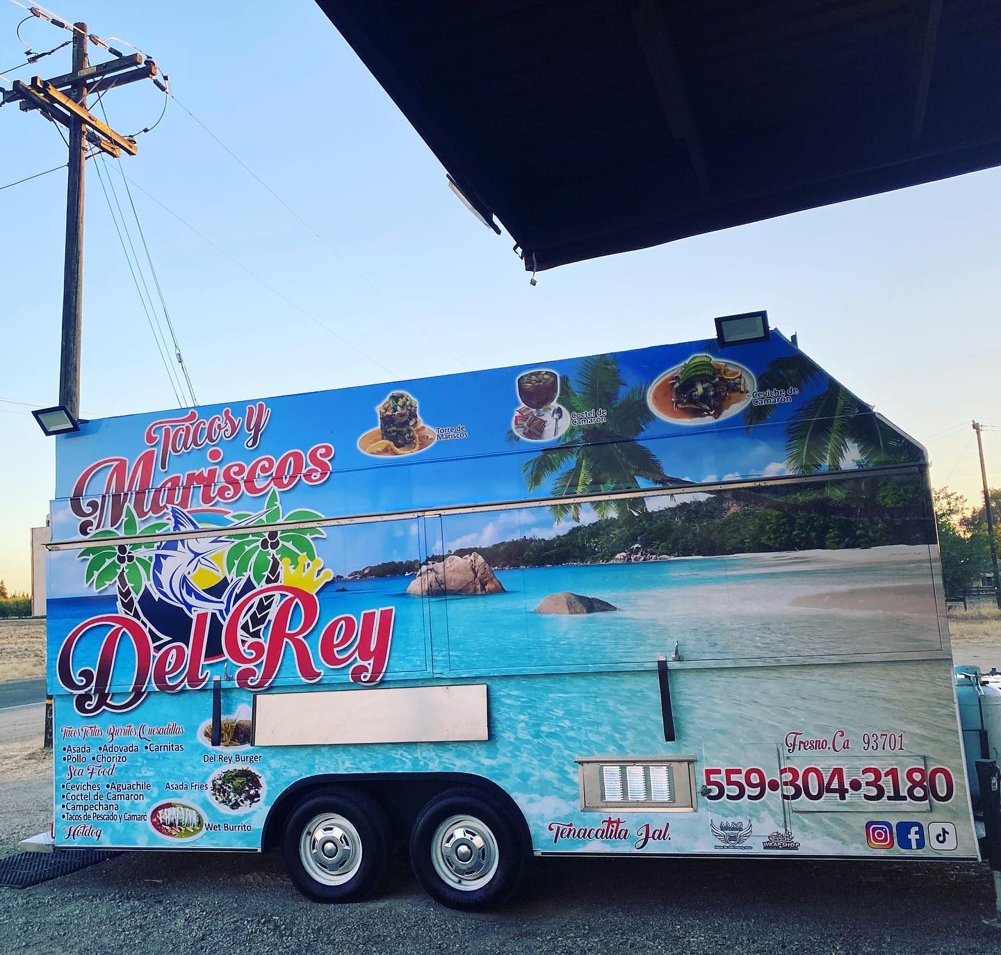 Tacos y Mariscos Del Rey Menu