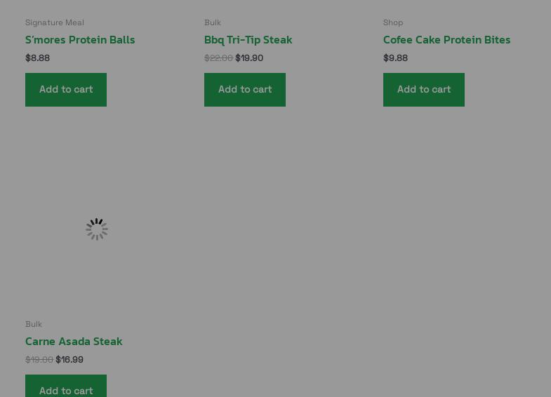 Valley Meal Prep Menu