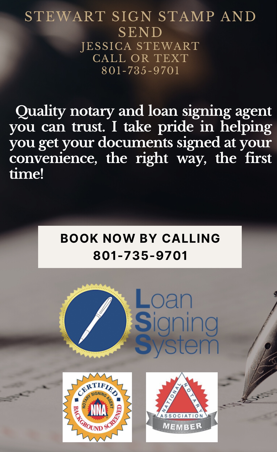 Stewart Mobile Notary and Loan Signing Services 620 Little Ave, Gridley California 95948