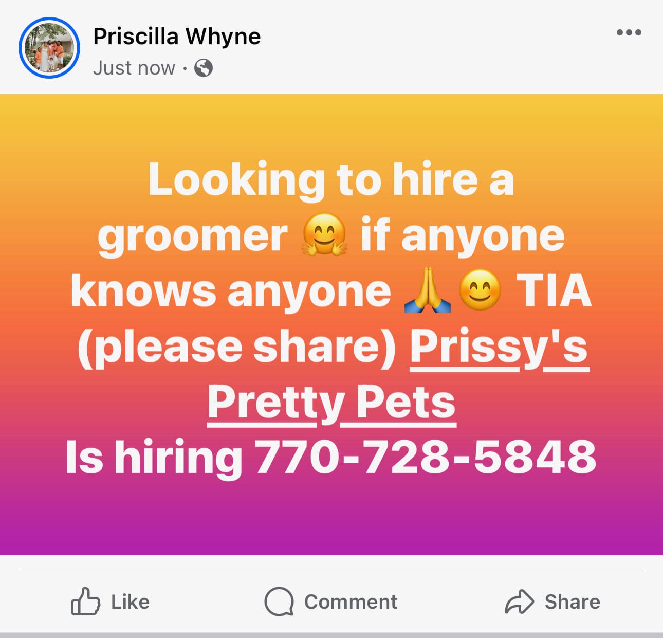 Photo credit: facebook