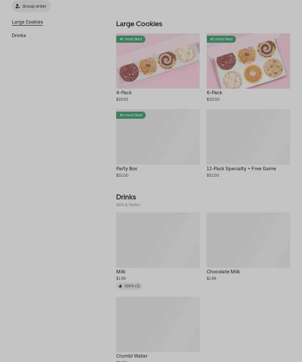 Crumbl - La Quinta Menu