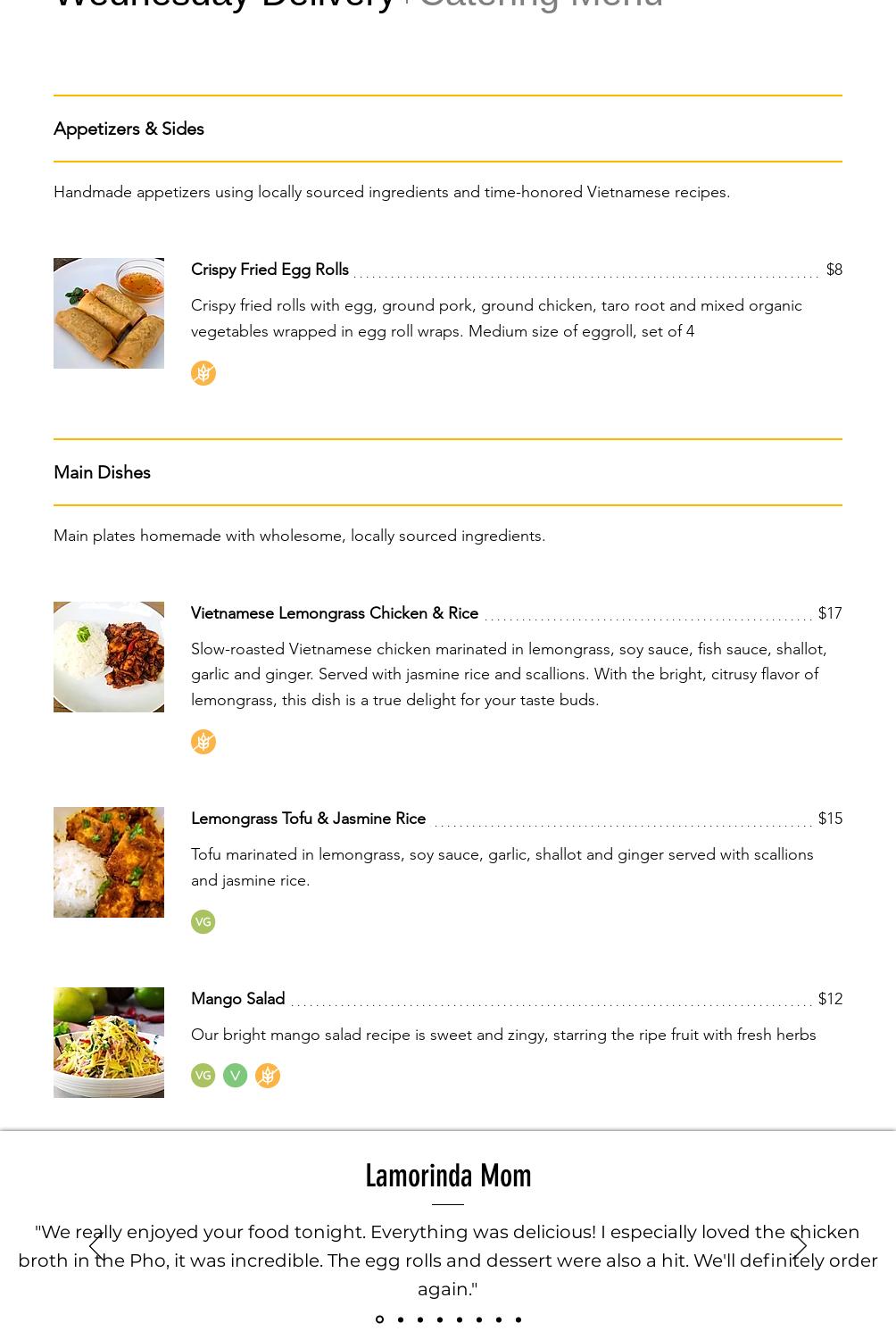 Hearty Gourmet Kitchen Menu