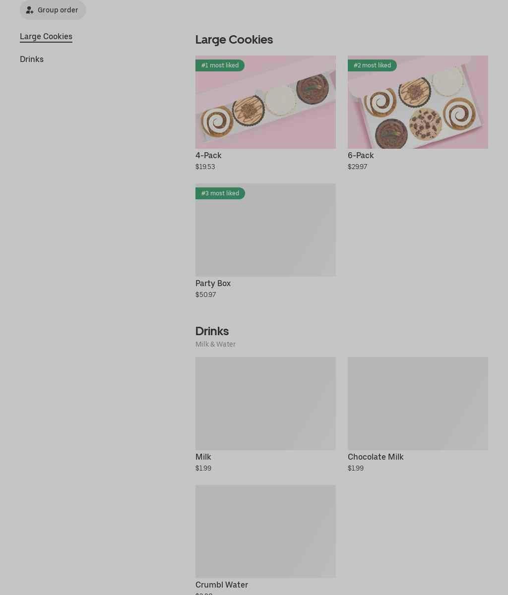 Crumbl - Lodi Menu