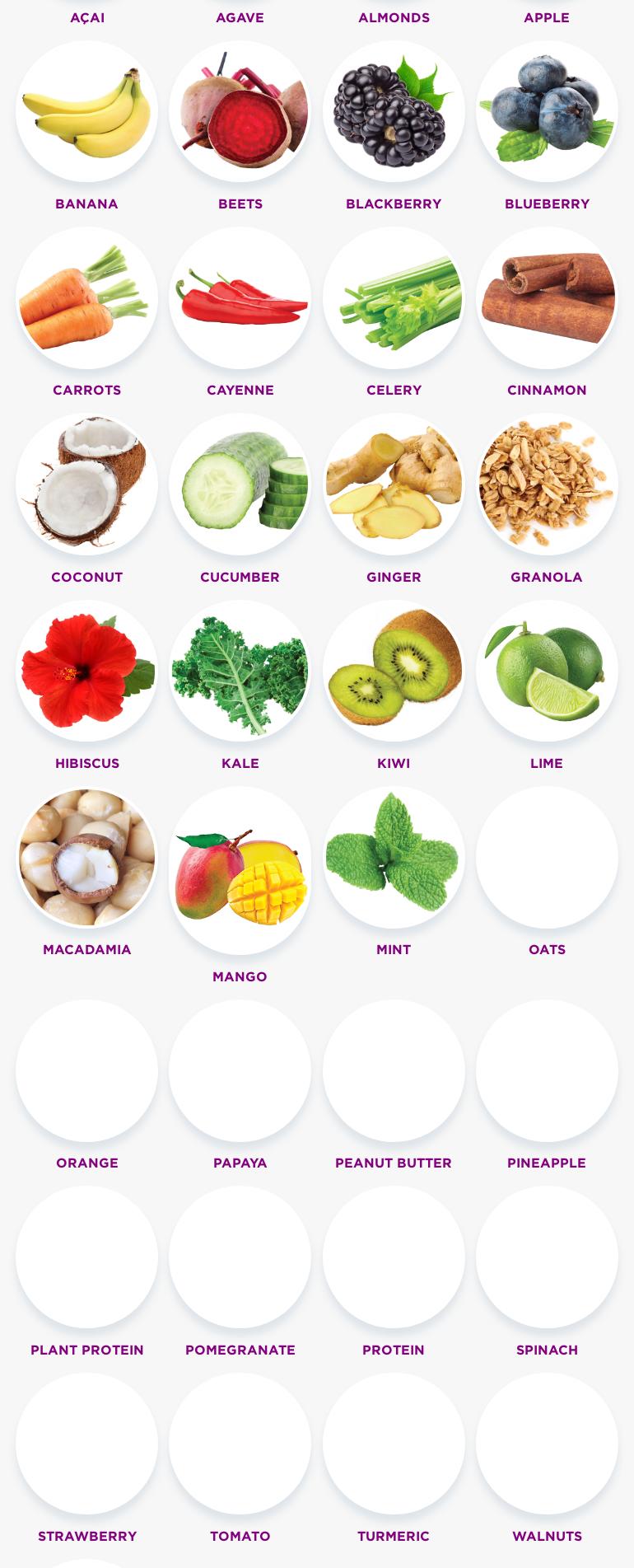 Movita Juice Bar Menu