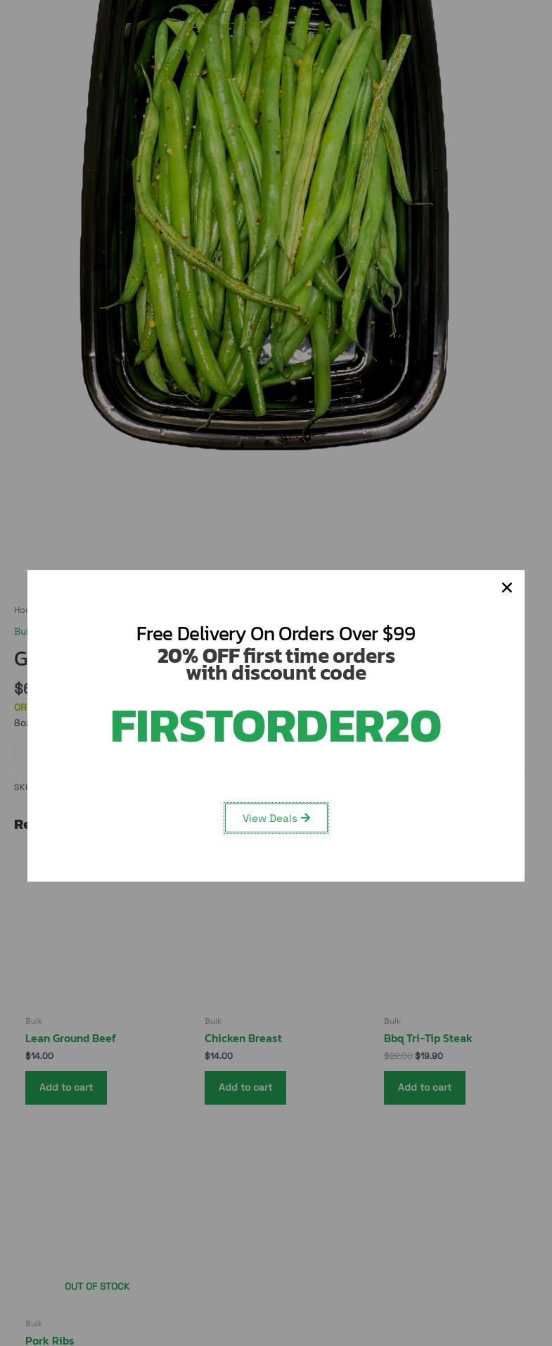 Valley Meal Prep Menu