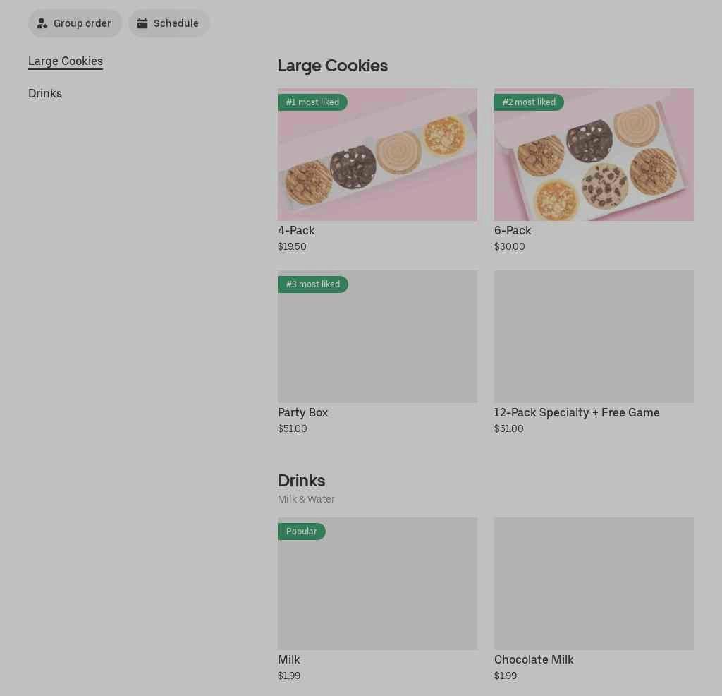 Crumbl - Cal Oaks Menu