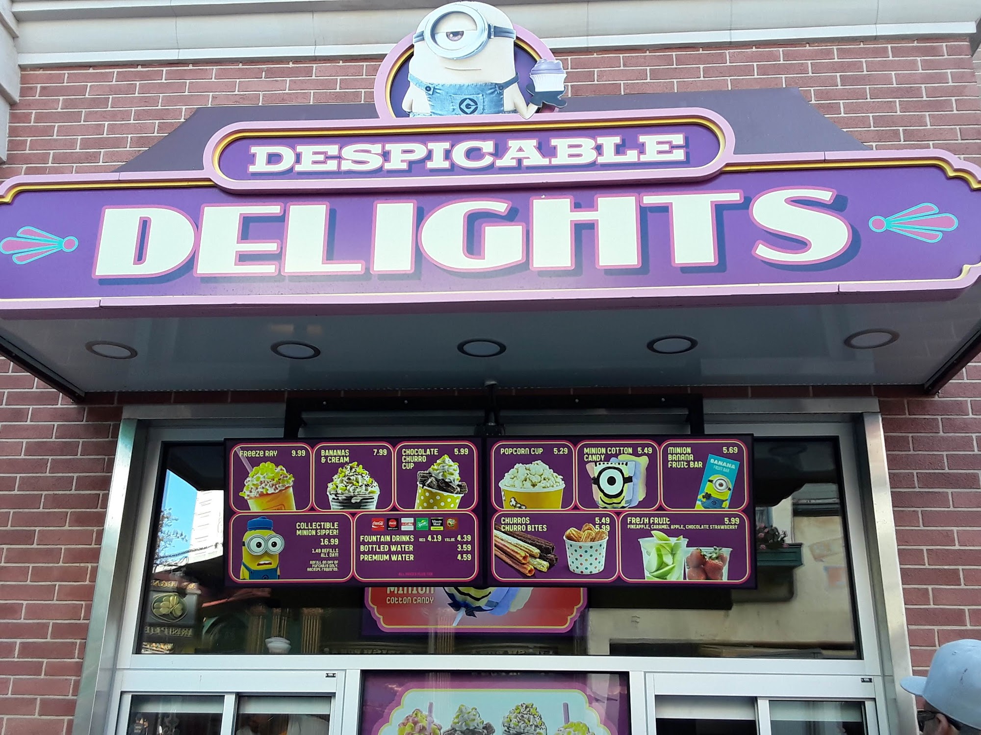 Despicable Delights Menu