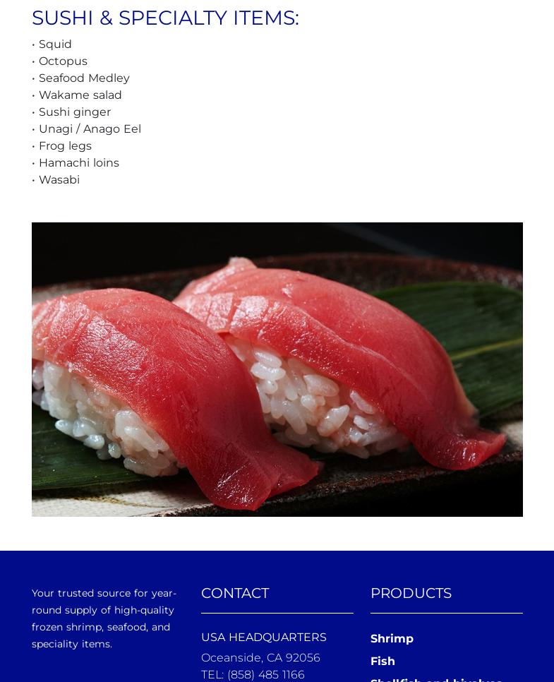 Lotus Seafood Inc. Menu