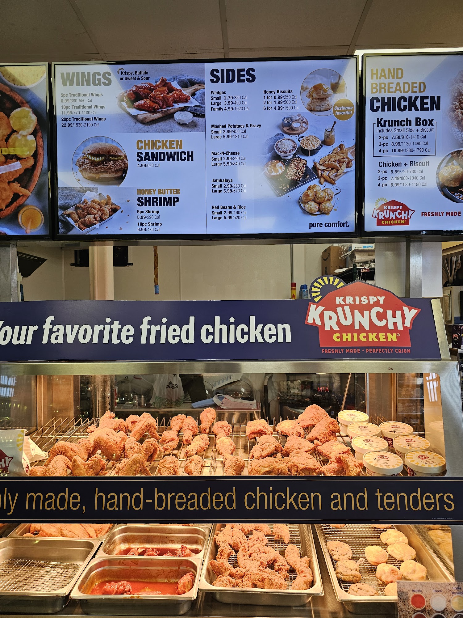 Krispy Krunchy Chicken Menu