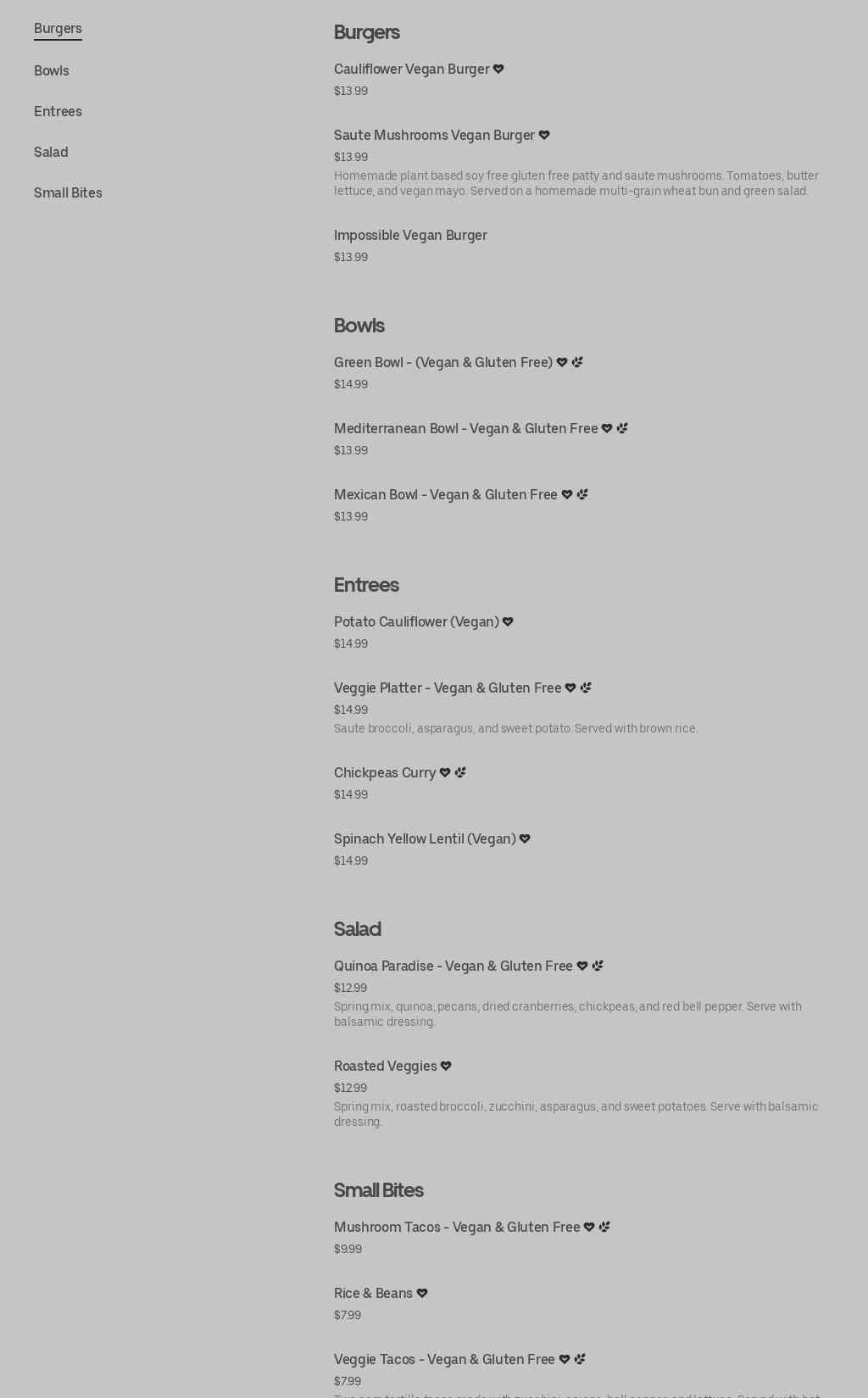 Beach Cities Social Kitchen & Bar Menu